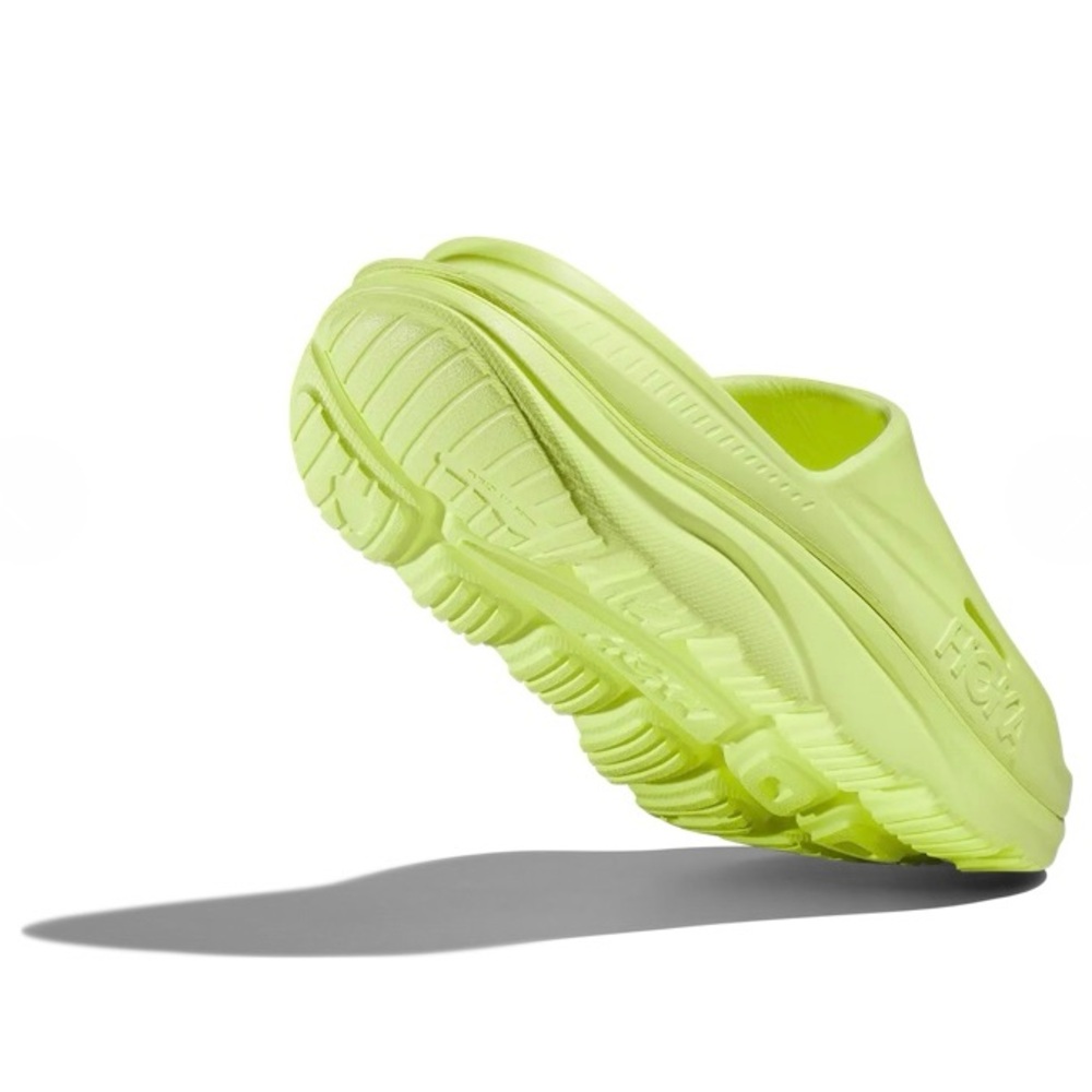 Hoka Ora Recovery 3 Comfort Slip On‎ Slide Sandals Citrus Glow Men's Size 14 - Picture 4 of 5